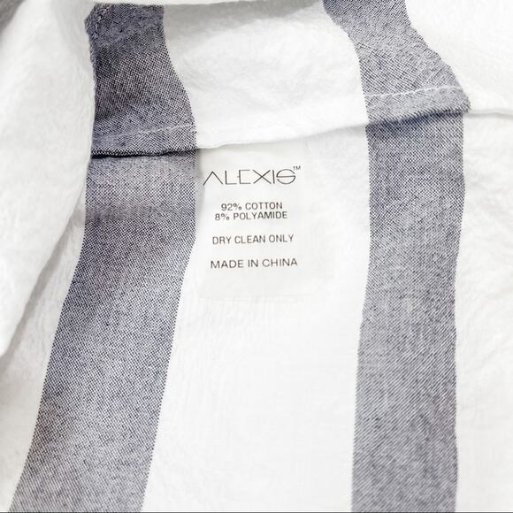 ALEXIS Juneau Wide-Stripe Off-the-Shoulder Top XS - Picture 11 of 11